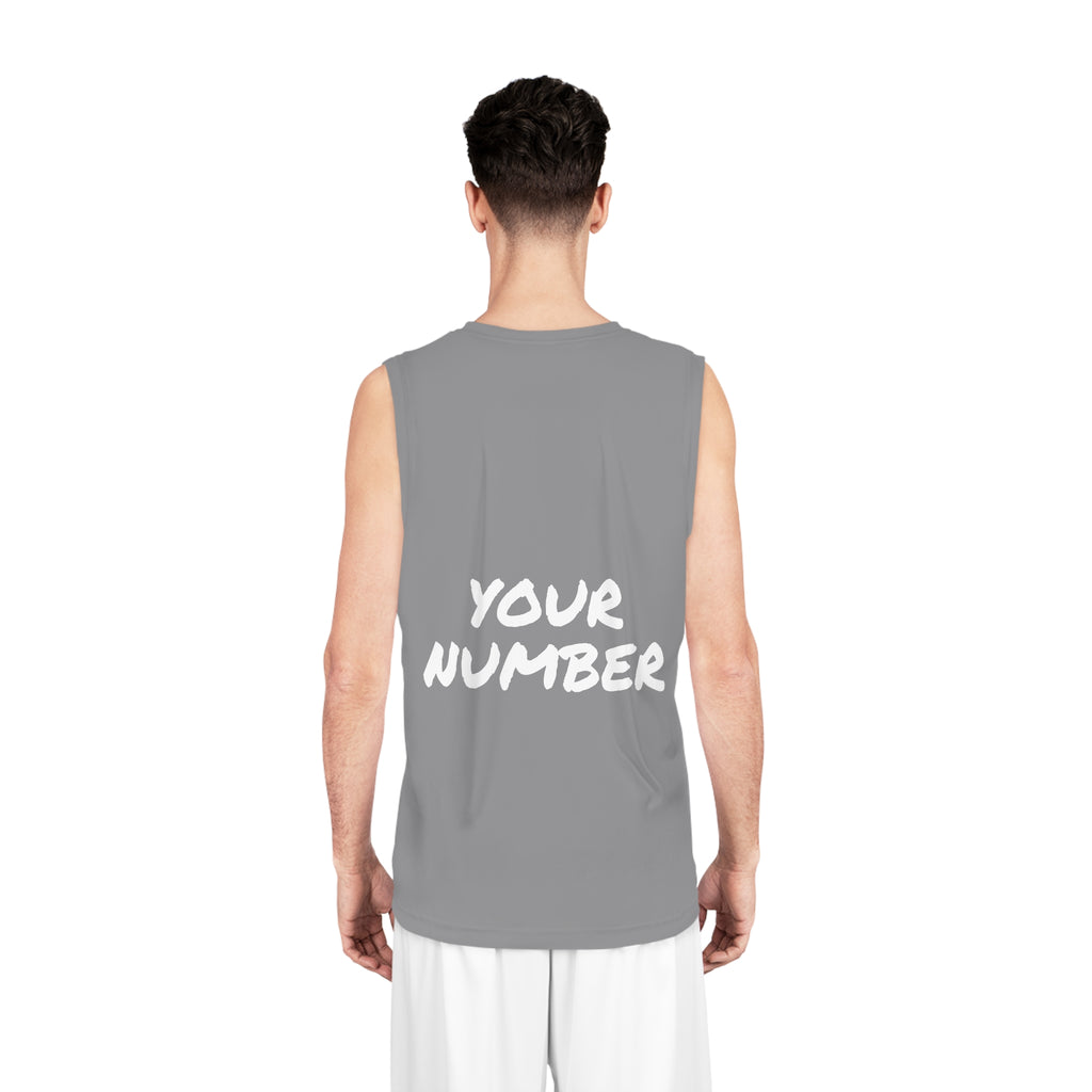 Cool Gray Basketball Jersey