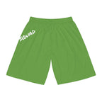 Light Green Swish Squad Basketball Shorts — 'Join the Squad' Athletic Shorts