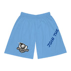 Light blue Swish Squad Basketball Shorts — 'Join the Squad' Athletic Shorts