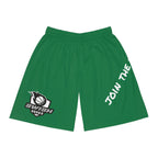 Dark Green Swish Squad Basketball Shorts — 'Join the Squad' Athletic Shorts