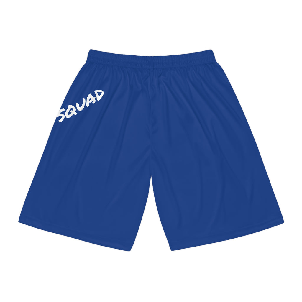 Navy blue Swish Squad Basketball Shorts — 'Join the Squad' Athletic Shorts