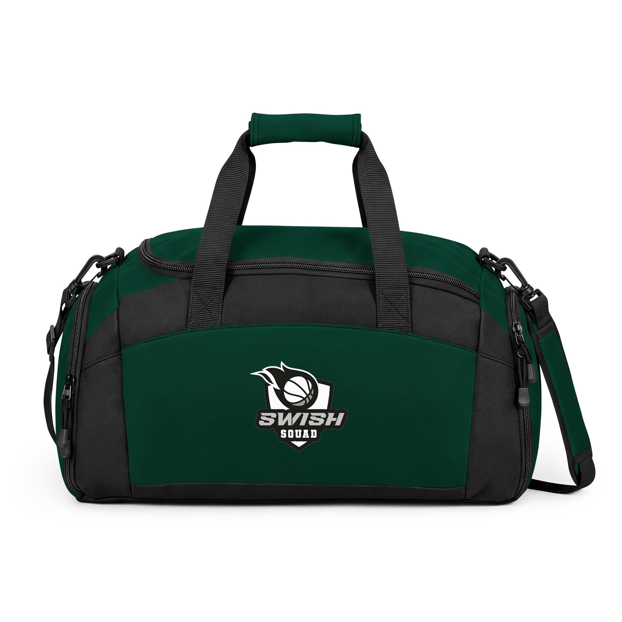 Swish Squad Basketball Gym Bag — Durable Sports Duffle with Logo