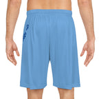 Light blue Swish Squad Basketball Shorts — 'Join the Squad' Athletic Shorts