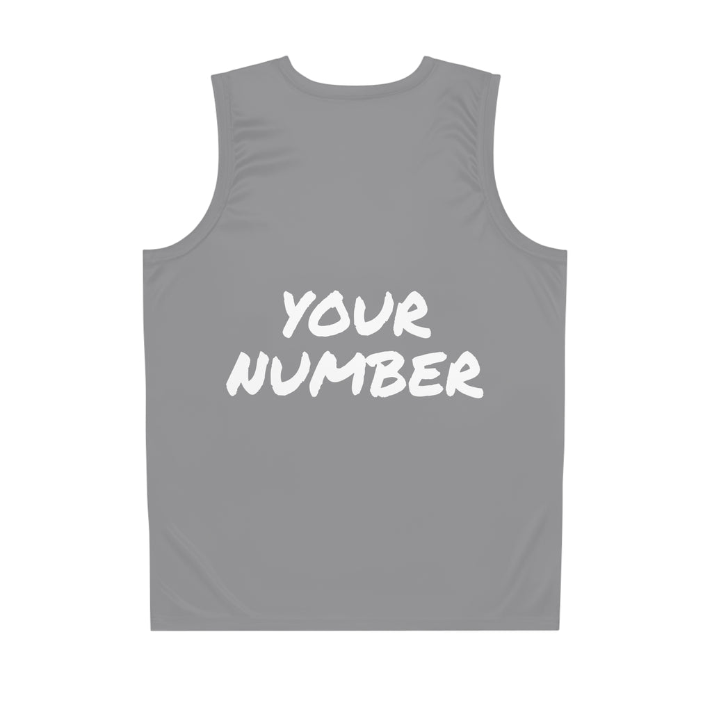 Cool Gray Basketball Jersey