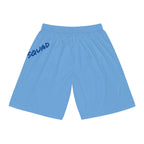 Light blue Swish Squad Basketball Shorts — 'Join the Squad' Athletic Shorts