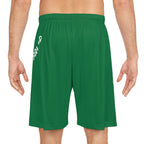 Dark Green Swish Squad Basketball Shorts — 'Join the Squad' Athletic Shorts